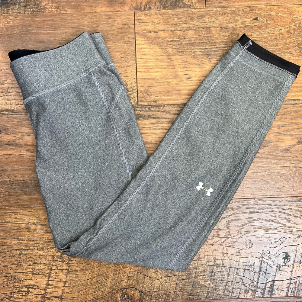 Under Armour Women’s Size Small Gray HeatGear Compression Leggings